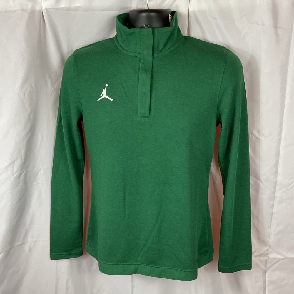 Jordan Dri-fit 1/4 Zip Long Sleeve Pullover Training Top DQ7917-341 Women Small